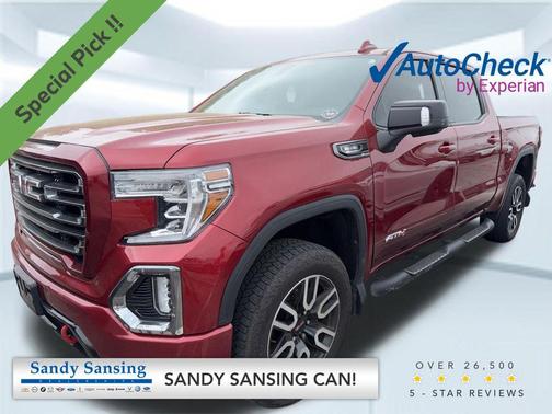 Red 2021 GMC Sierra 1500 AT4