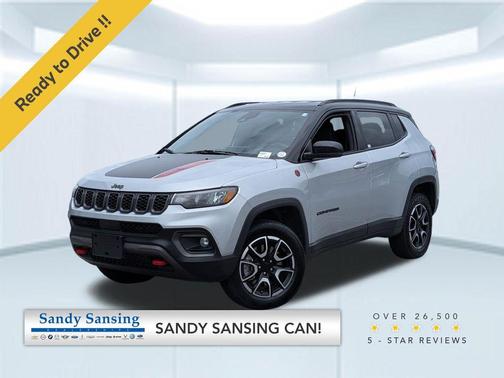 Silver Zynith Metallic Clearcoat 2024 Jeep Compass Trailhawk