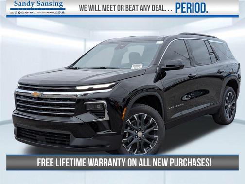 Mosaic Black Metallic 2026 Chevrolet Traverse LT