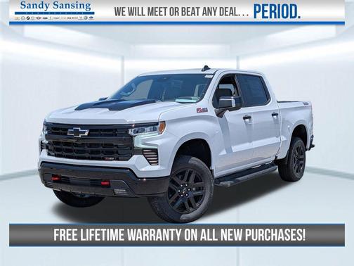 Summit White 2026 Chevrolet Silverado 1500 LT Trail Boss