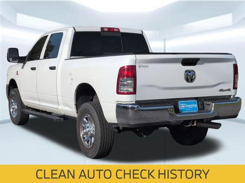 Bright White Clearcoat 2024 RAM 2500 Tradesman Crew Cab 4x4 6'4' Box