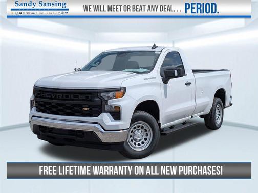 Summit White 2026 Chevrolet Silverado 1500 WT