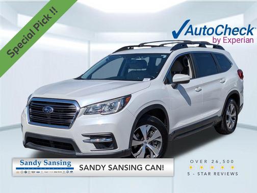 Crystal White Pearl 2019 Subaru Ascent Premium 8-Passenger