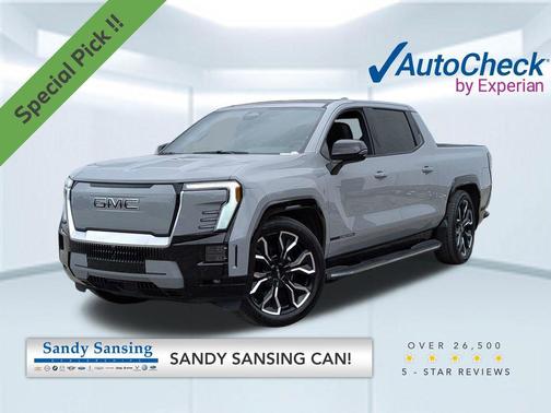 Thunderstorm Gray 2025 GMC Sierra EV Extended Range Denali