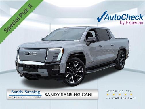 Thunderstorm Gray 2025 GMC Sierra EV Extended Range Denali