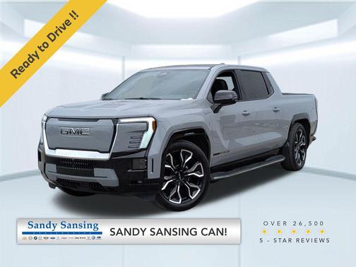 Thunderstorm Gray 2025 GMC Sierra EV Extended Range Denali