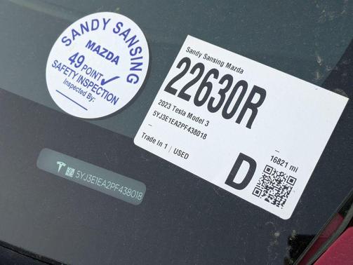 2023 Tesla Model 3 Standard Range