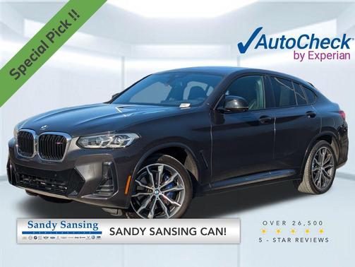 Dark Graphite Metallic 2022 BMW X4 M40i