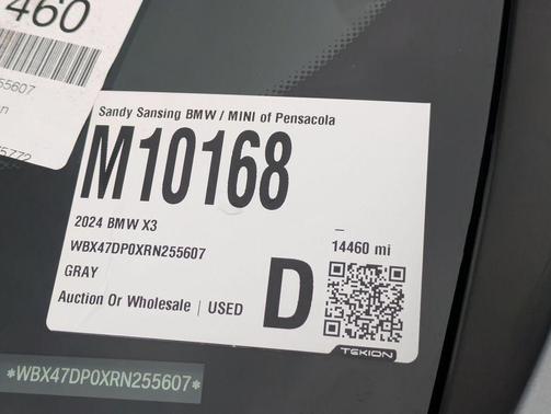 2024 BMW X3 sDrive30i