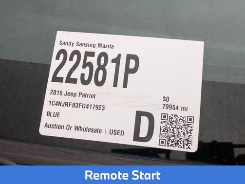 2015 Jeep Patriot High Altitude Edition