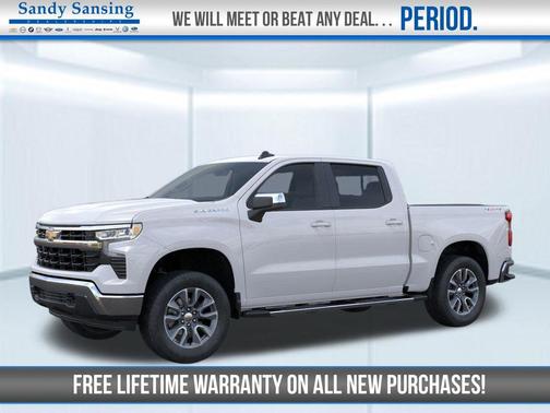 Summit White 2026 Chevrolet Silverado 1500 LT
