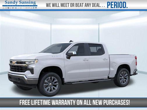 Summit White 2026 Chevrolet Silverado 1500 LT