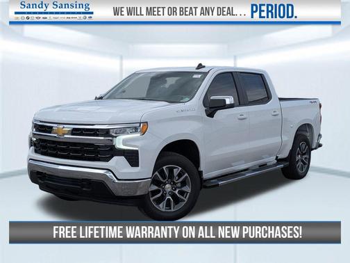 Summit White 2026 Chevrolet Silverado 1500 LT