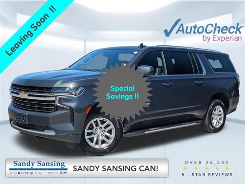 Evergreen Gray Metallic 2022 Chevrolet Suburban LT