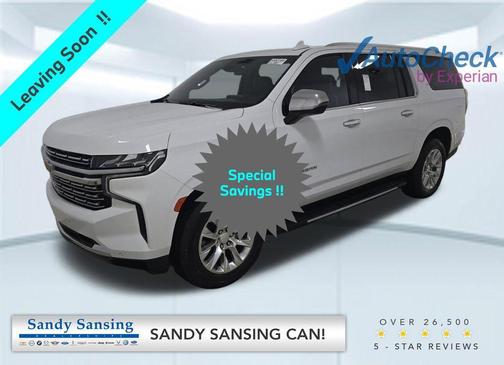 Summit White 2023 Chevrolet Suburban Premier
