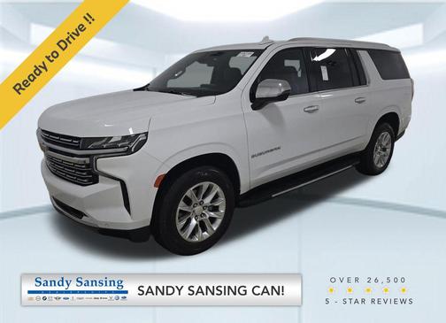 Summit White 2023 Chevrolet Suburban Premier