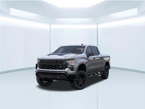 Sterling Gray Metallic 2026 Chevrolet Silverado 1500 Custom Trail Boss