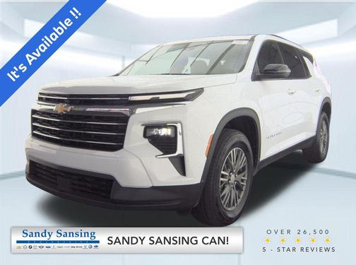 Summit White 2025 Chevrolet Traverse LT