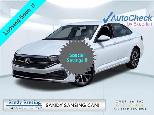 Pure White 2024 Volkswagen Jetta 1.5T S