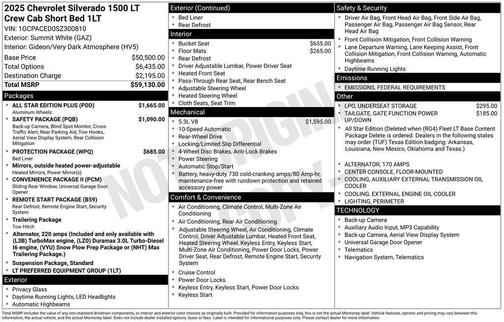 2025 Chevrolet Silverado 1500 LT