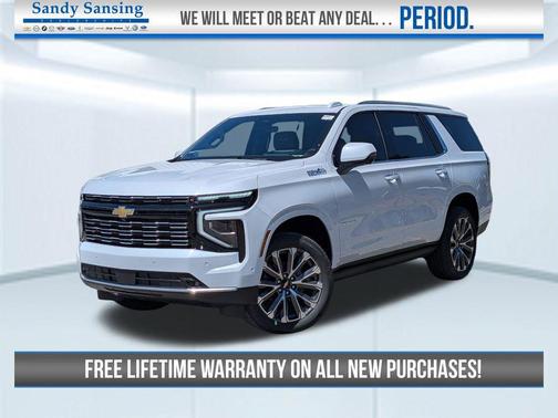 Polar White Tricoat 2026 Chevrolet Tahoe 4WD High Country