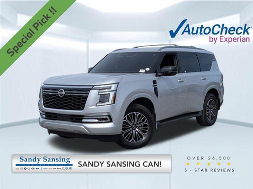 Brilliant Silver Metallic 2025 Nissan Armada SL 2WD