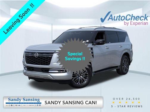 Brilliant Silver Metallic 2025 Nissan Armada SL 2WD