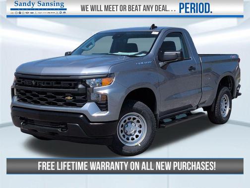 Sterling Gray Metallic 2026 Chevrolet Silverado 1500 WT