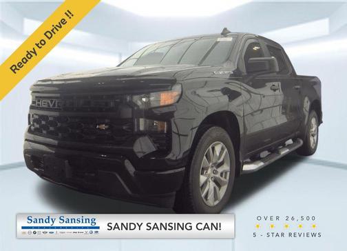 Black 2022 Chevrolet Silverado 1500 Custom