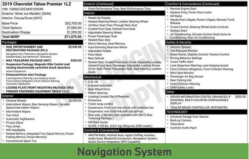 2019 Chevrolet Tahoe Premier