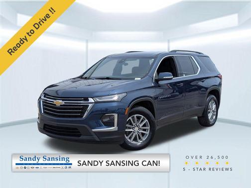 Northsky Blue Metallic 2023 Chevrolet Traverse LT Cloth