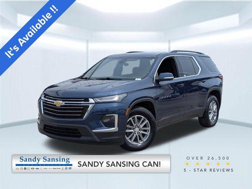 Northsky Blue Metallic 2023 Chevrolet Traverse LT Cloth