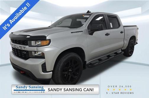 Silver Ice Metallic 2020 Chevrolet Silverado 1500 Custom