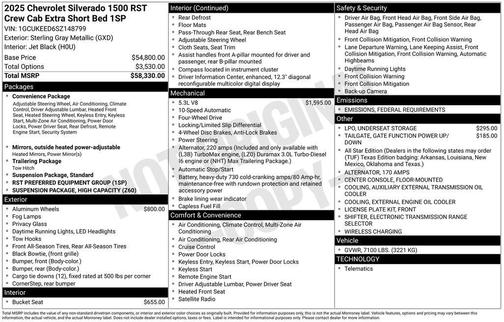 2025 Chevrolet Silverado 1500 RST