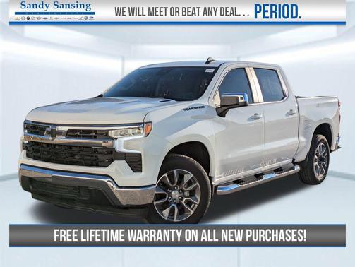 Summit White 2026 Chevrolet Silverado 1500 LT