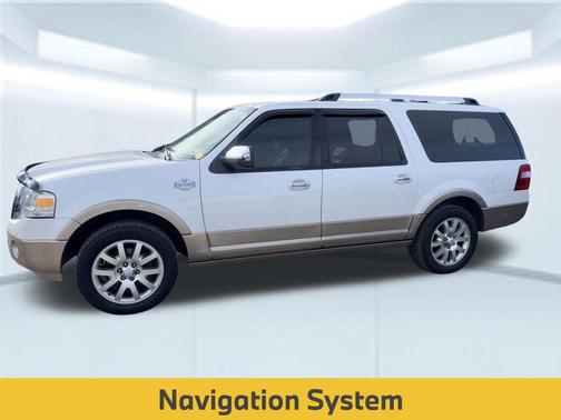 White Platinum Metallic Tri-Coat 2013 Ford Expedition EL King Ranch