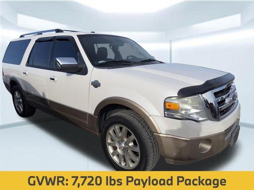White Platinum Metallic Tri-Coat 2013 Ford Expedition EL King Ranch