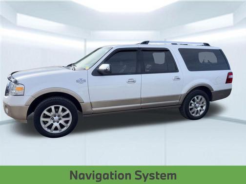 White Platinum Metallic Tri-Coat 2013 Ford Expedition EL King Ranch