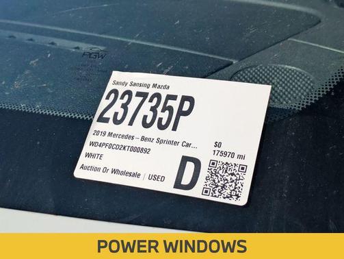 2019 Mercedes-Benz Sprinter 2500 Standard Roof