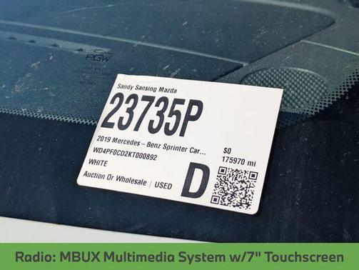 2019 Mercedes-Benz Sprinter 2500 High Roof