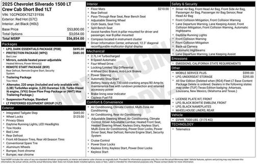 2025 Chevrolet Silverado 1500 LT
