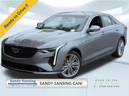 Argent Silver Metallic 2023 Cadillac CT4 Premium Luxury