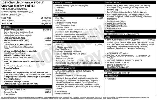 2025 Chevrolet Silverado 1500 LT