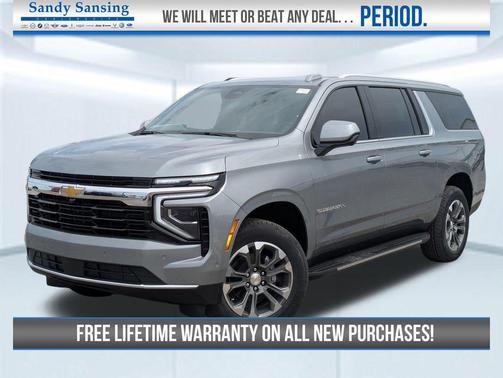 Sterling Gray Metallic 2026 Chevrolet Suburban LS