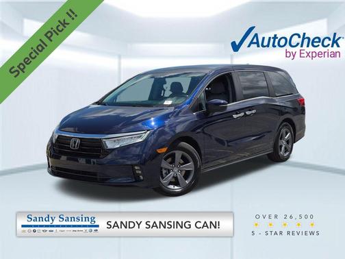 Obsidian Blue Pearl 2021 Honda Odyssey EX