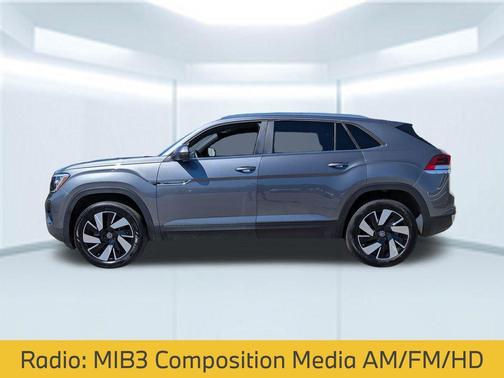 Gray 2025 Volkswagen Atlas Cross Sport 2.0T SE w/Technology