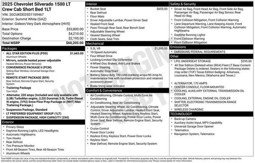 2025 Chevrolet Silverado 1500 LT