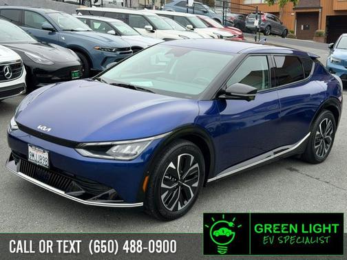 Yacht Blue 2024 Kia EV6 Wind