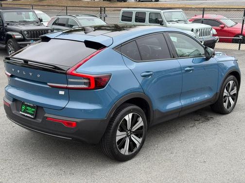 Fjord Blue Metallic 2023 Volvo C40 Recharge Pure Electric Twin Plus