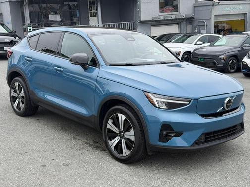 Fjord Blue Metallic 2023 Volvo C40 Recharge Pure Electric Twin Plus